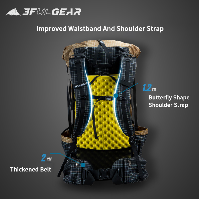 3F UL GEAR QIDIAN Pro 46+10L B - Outdoor Sport Climbing Gear review and price